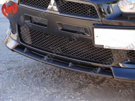 АБС-пластик Воздуховоды радиатора в передний бампер Lancer X ЦЕЛЬНЫЕ var№1